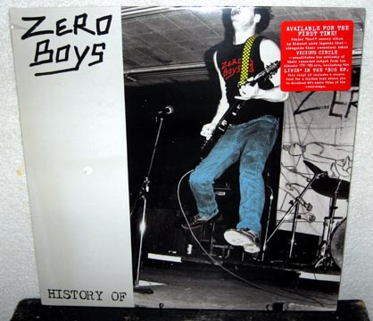 ZERO BOYS "History Of" LP (Secretly Canadian) Import - Click Image to Close